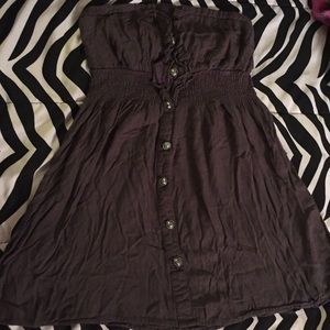 Mini strapless dress